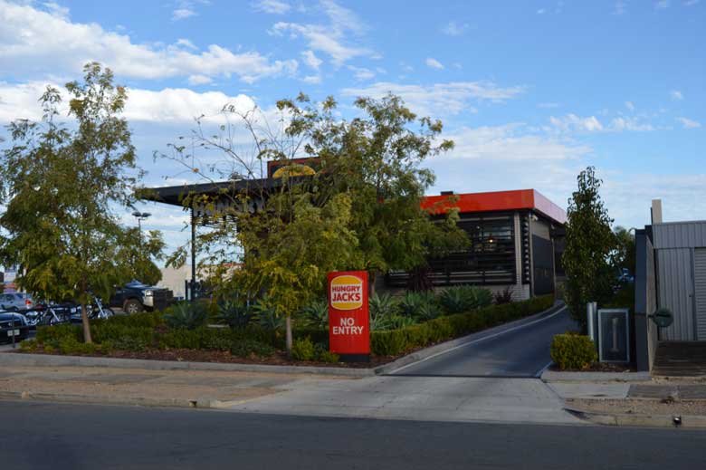 Drive-through food outlet