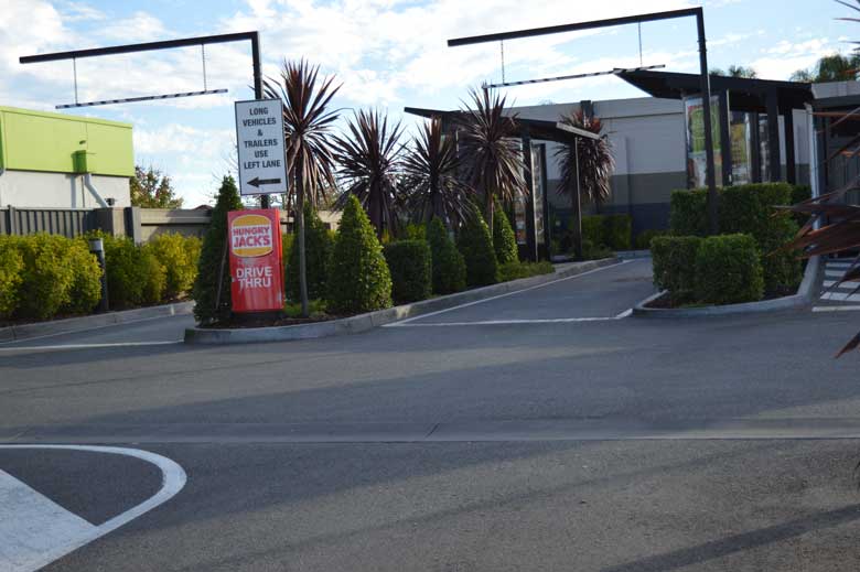 Drive-through food outlet